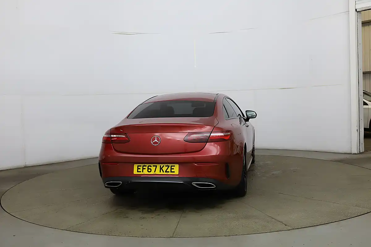 Used 2018 Mercedes-Benz E Class AMG Line Premium Plus Red - Interior and Exterior details 5
