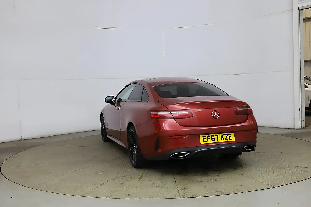 Used 2018 Mercedes-Benz E Class AMG Line Premium Plus Red - Interior and Exterior details 6