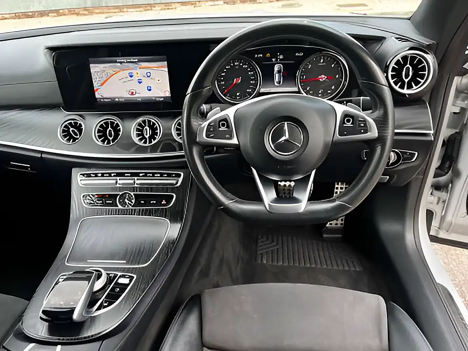 Used 2018 Mercedes-Benz E Class AMG Line Premium Silver - Interior and Exterior details 13