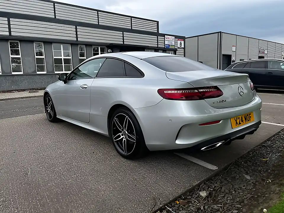 Used 2018 Mercedes-Benz E Class AMG Line Premium Silver - Interior and Exterior details 3