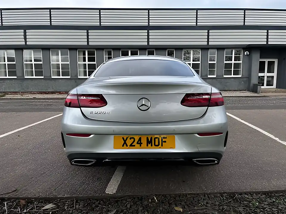 Used 2018 Mercedes-Benz E Class AMG Line Premium Silver - Interior and Exterior details 4