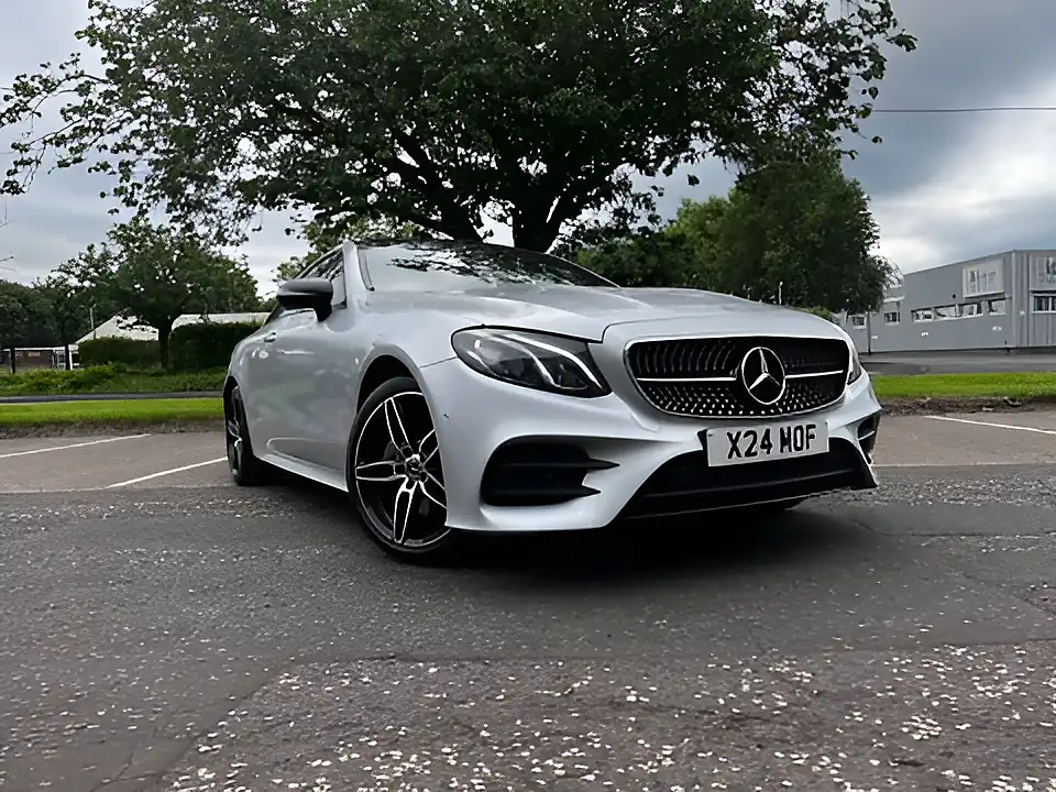 Used 2018 Mercedes-Benz E Class AMG Line Premium Silver - Interior and Exterior details 5