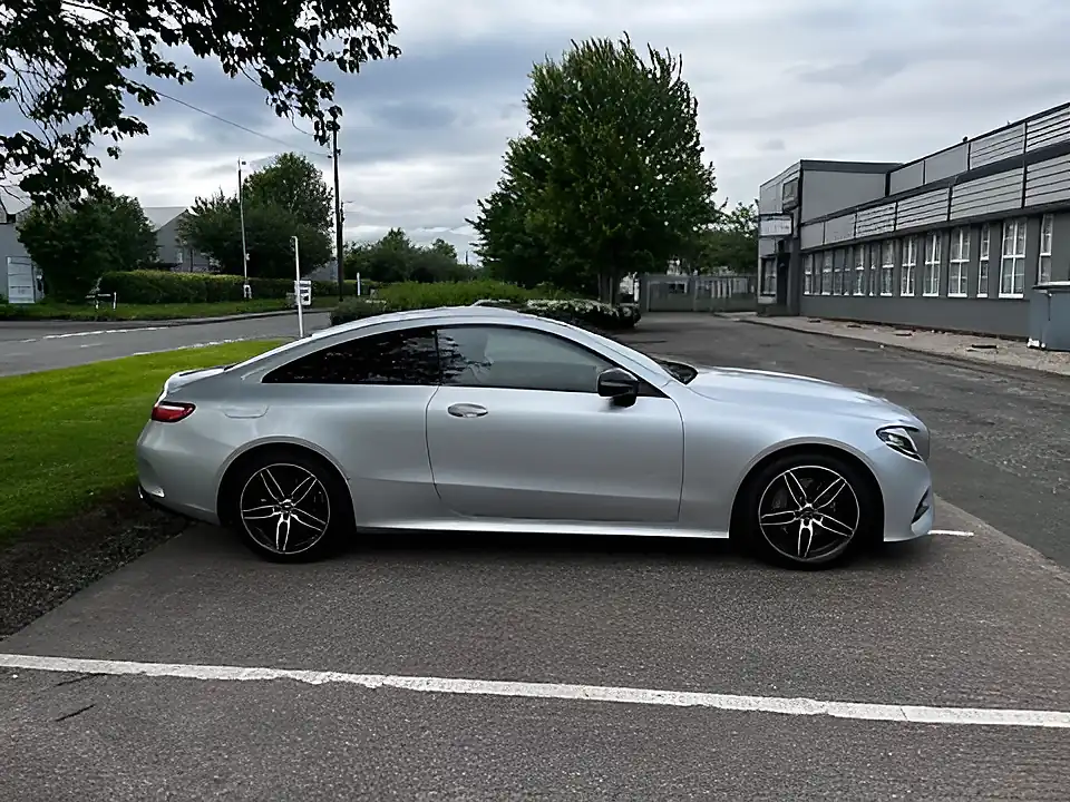 Used 2018 Mercedes-Benz E Class AMG Line Premium Silver - Interior and Exterior details 6