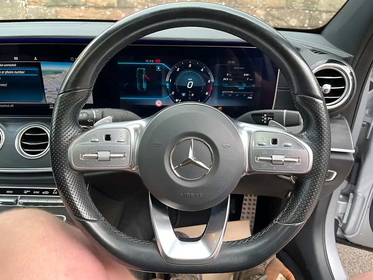 Used 2018 Mercedes-Benz E Class AMG Line (premium) Silver - Interior and Exterior details 16