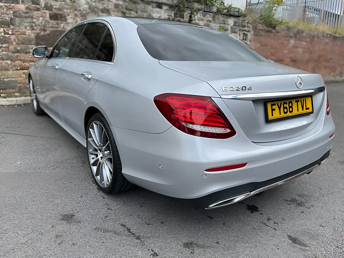 Used 2018 Mercedes-Benz E Class AMG Line (premium) Silver - Interior and Exterior details 5