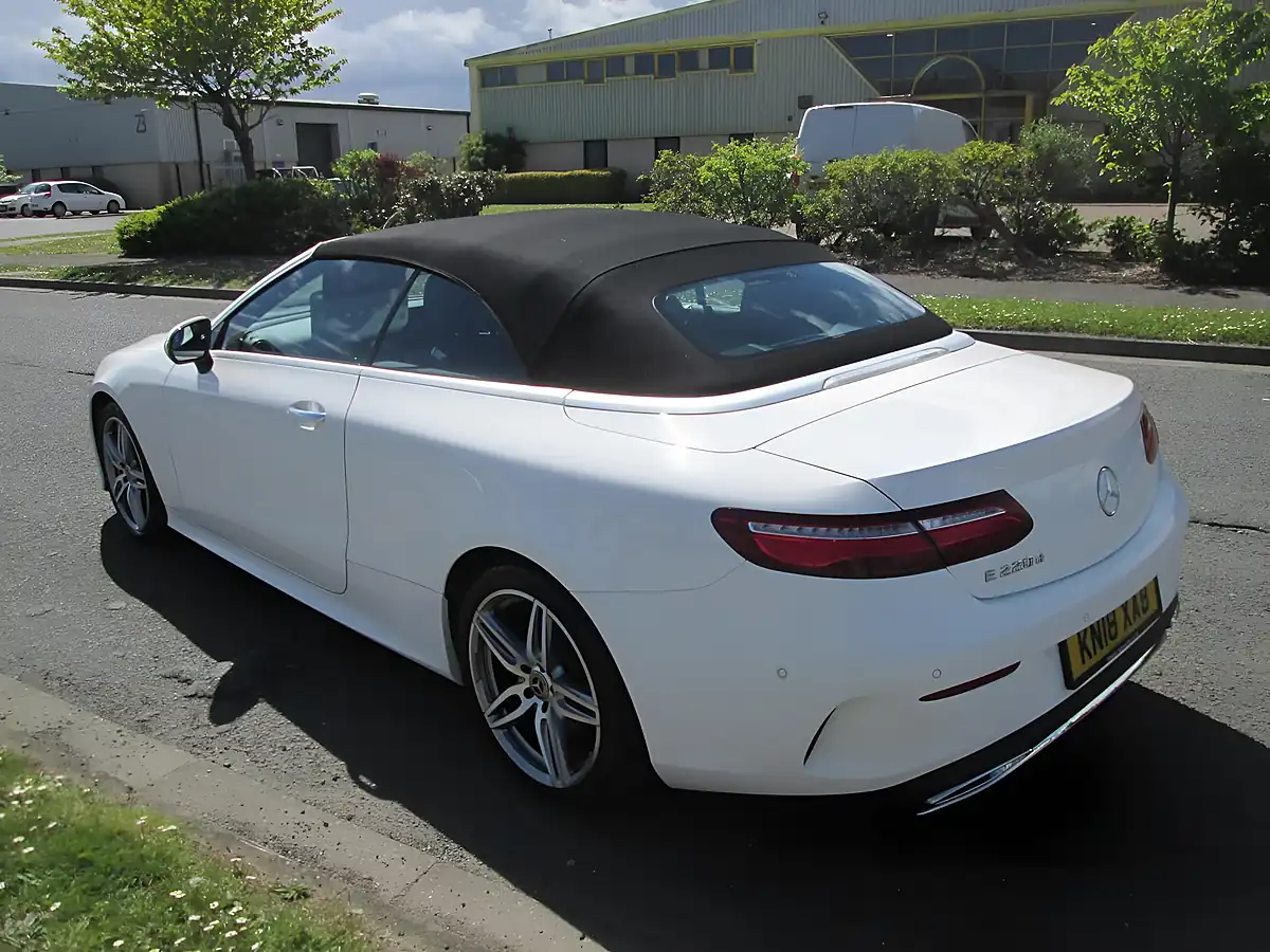 Used 2018 Mercedes-Benz E Class AMG Line Premium White - Interior and Exterior details 10