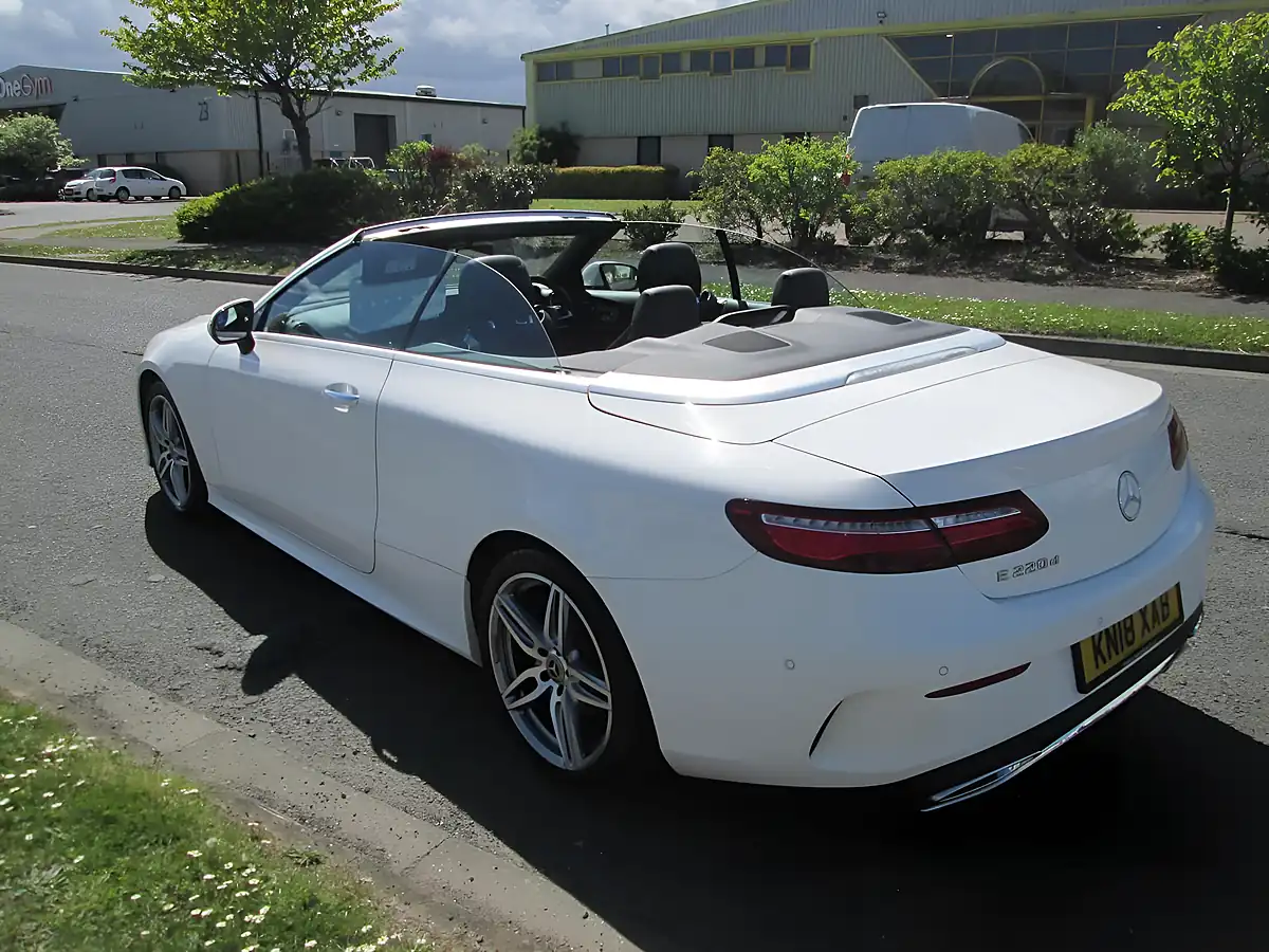Used 2018 Mercedes-Benz E Class AMG Line Premium White - Interior and Exterior details 3