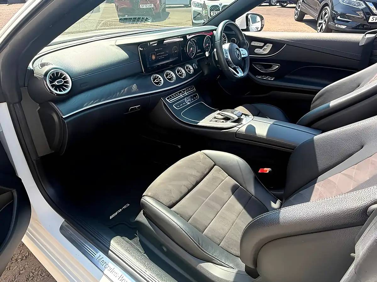 Used 2018 Mercedes-Benz E Class AMG Line Premium White - Interior and Exterior details 11