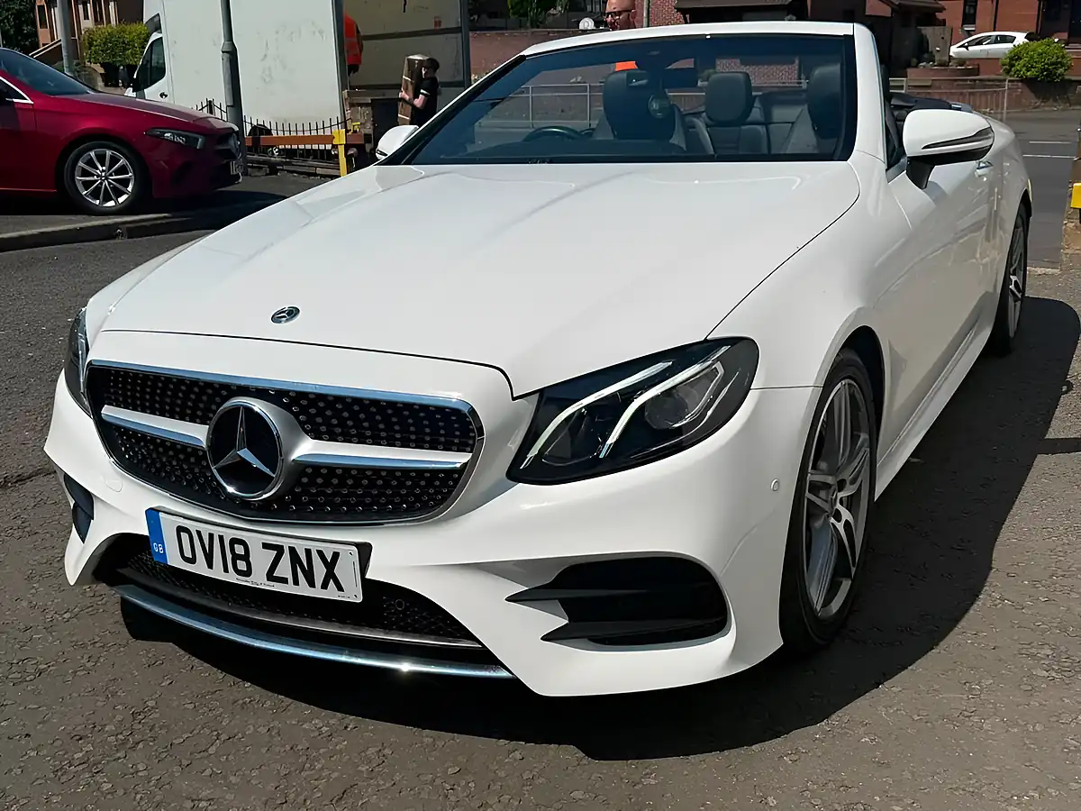 Used 2018 Mercedes-Benz E Class AMG Line Premium White - Interior and Exterior details 13