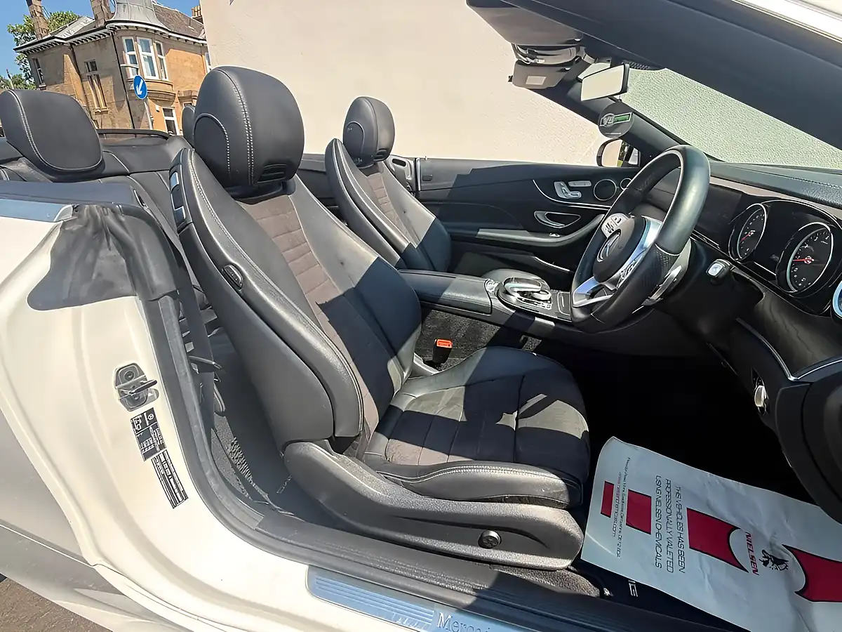 Used 2018 Mercedes-Benz E Class AMG Line Premium White - Interior and Exterior details 14