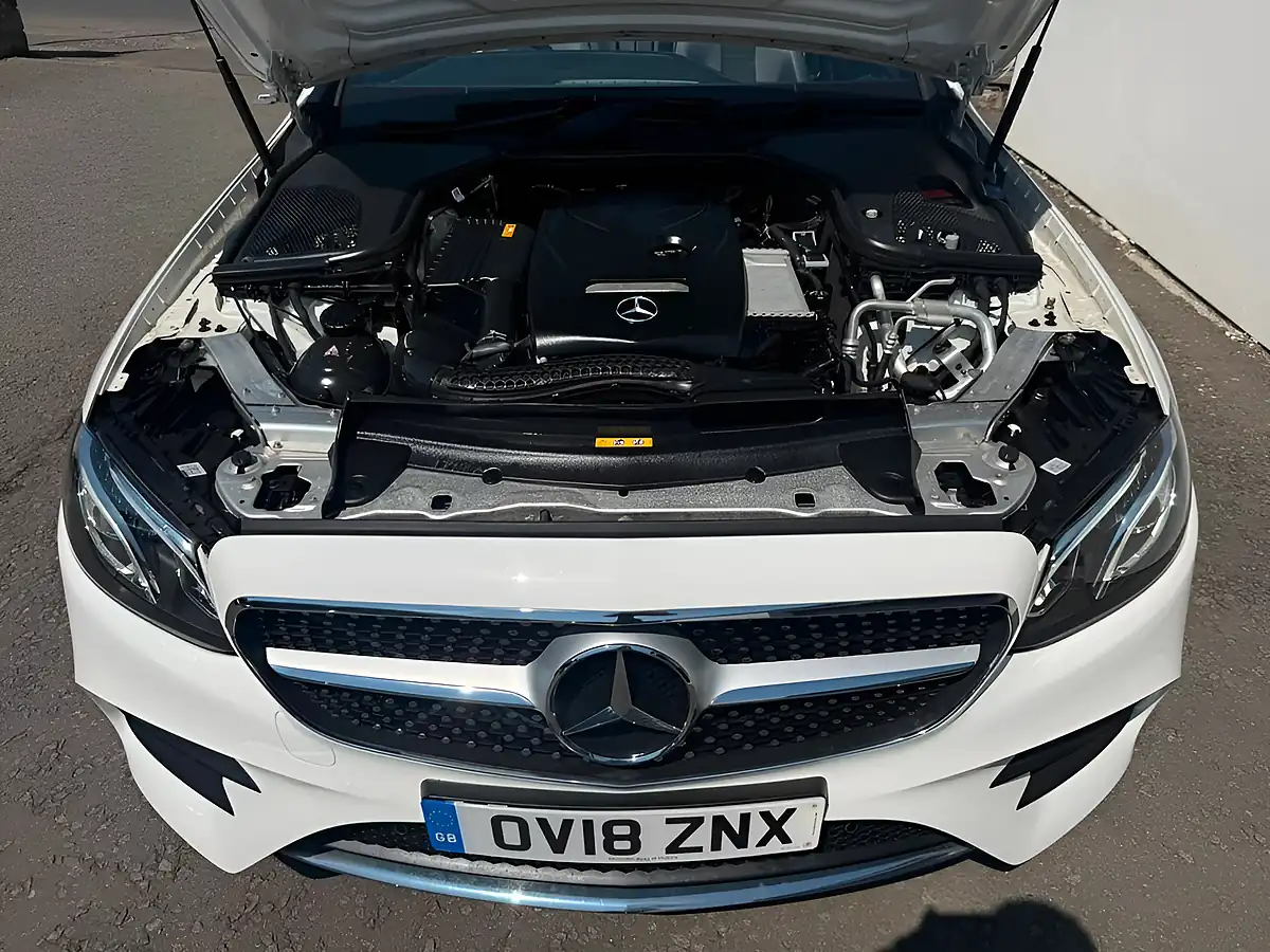 Used 2018 Mercedes-Benz E Class AMG Line Premium White - Interior and Exterior details 15