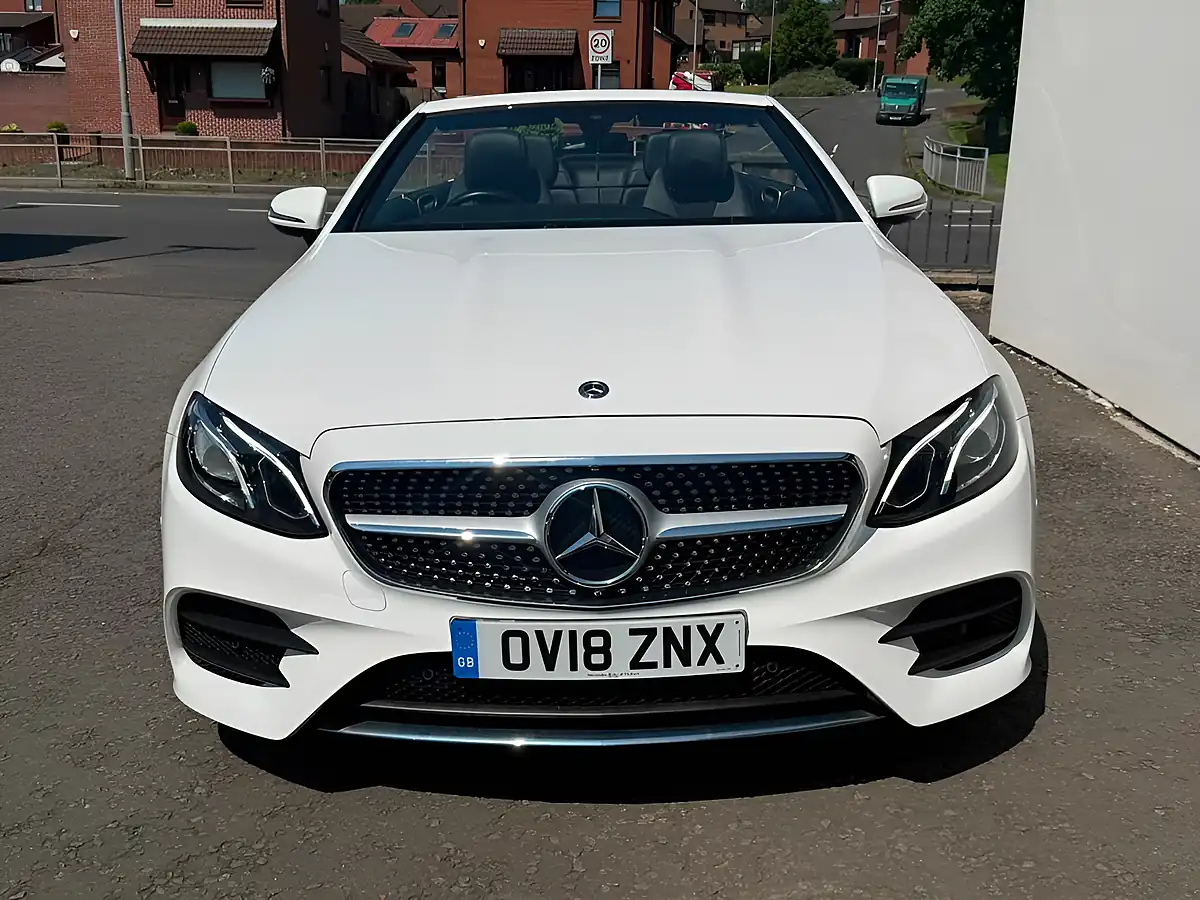 Used 2018 Mercedes-Benz E Class AMG Line Premium White - Interior and Exterior details 16