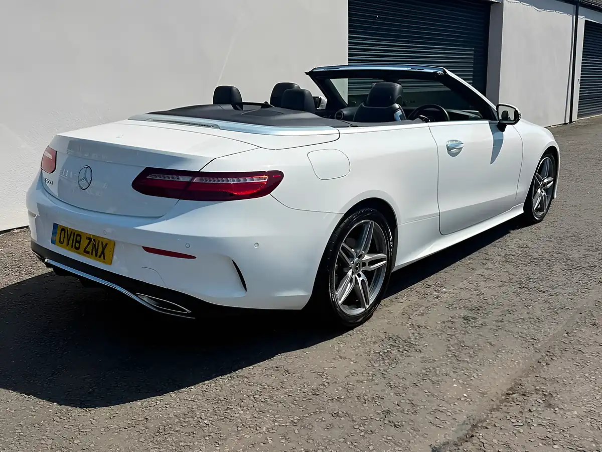Used 2018 Mercedes-Benz E Class AMG Line Premium White - Interior and Exterior details 2