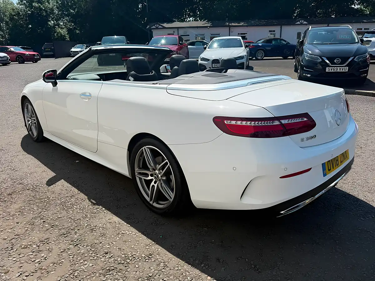 Used 2018 Mercedes-Benz E Class AMG Line Premium White - Interior and Exterior details 3