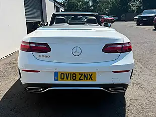 Used 2018 Mercedes-Benz E Class AMG Line Premium White - Interior and Exterior details 4
