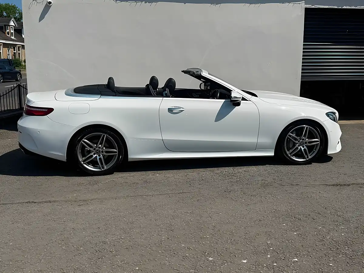 Used 2018 Mercedes-Benz E Class AMG Line Premium White - Interior and Exterior details 6