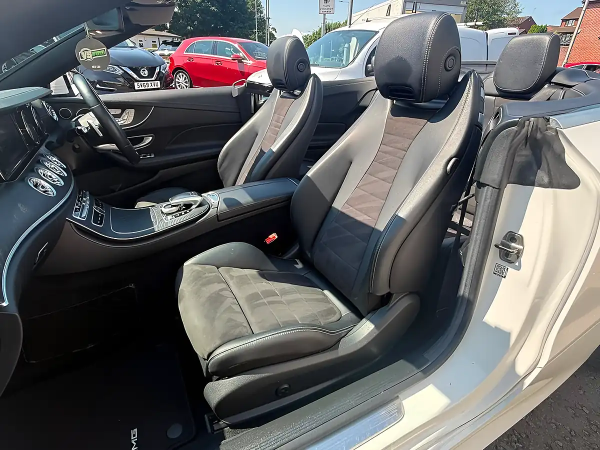 Used 2018 Mercedes-Benz E Class AMG Line Premium White - Interior and Exterior details 7