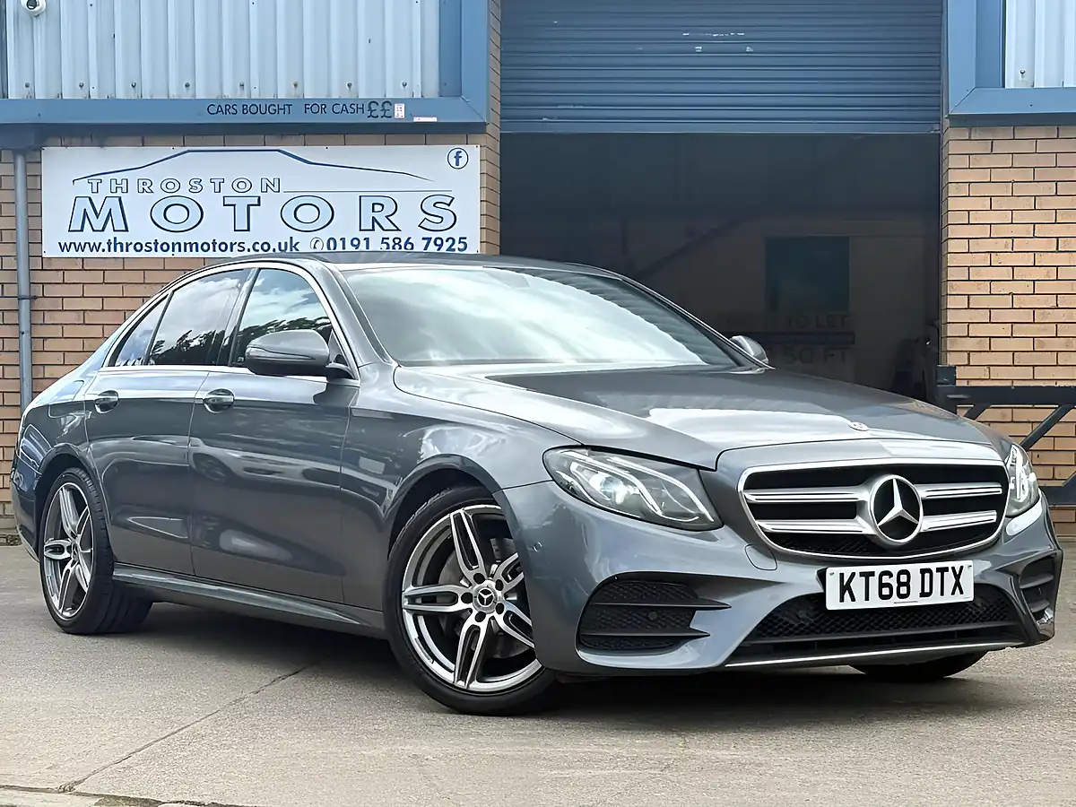 Used 2018 Mercedes-Benz E Class AMG Line Selenite Grey - Front View