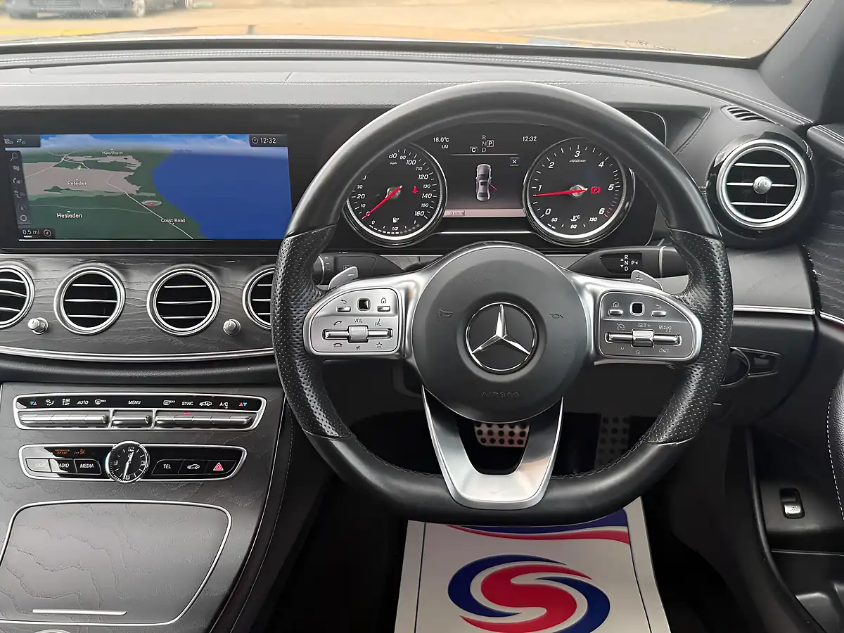 Used 2018 Mercedes-Benz E Class AMG Line Selenite Grey - Interior and Exterior details 11