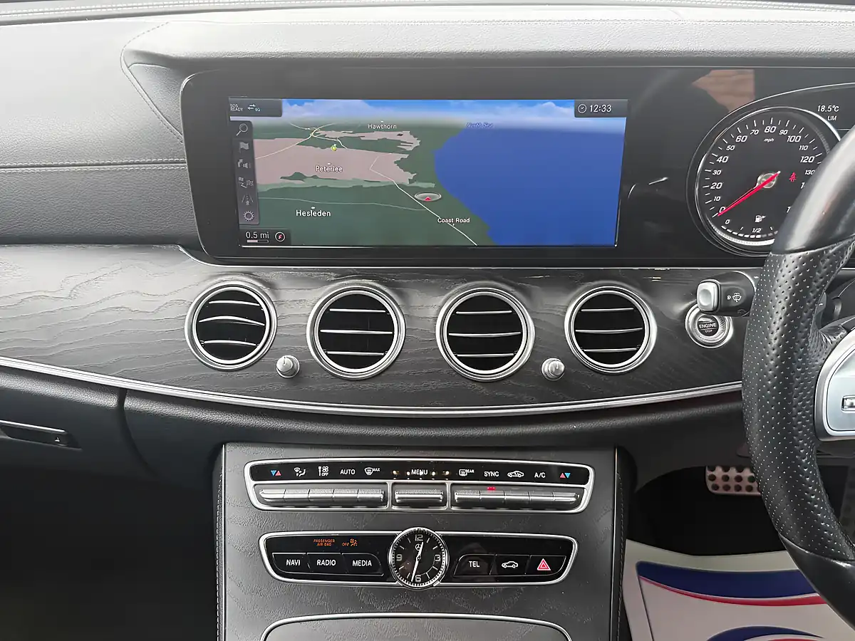 Used 2018 Mercedes-Benz E Class AMG Line Selenite Grey - Interior and Exterior details 12