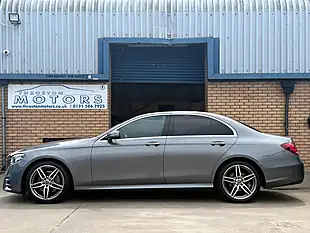 Used 2018 Mercedes-Benz E Class AMG Line Selenite Grey - Interior and Exterior details 5