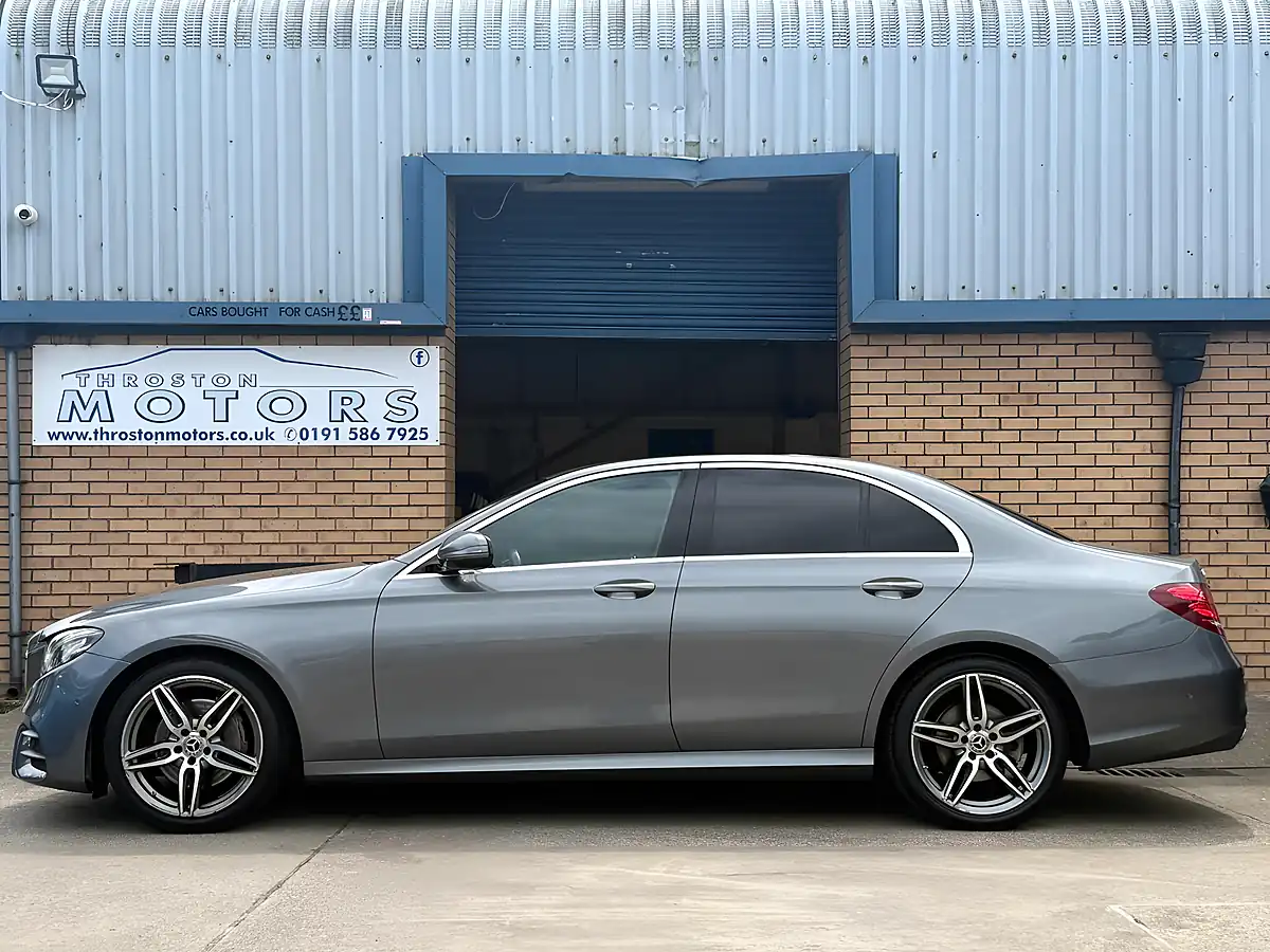 Used 2018 Mercedes-Benz E Class AMG Line Selenite Grey - Interior and Exterior details 5