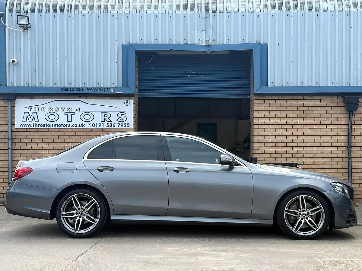 Used 2018 Mercedes-Benz E Class AMG Line Selenite Grey - Interior and Exterior details 6