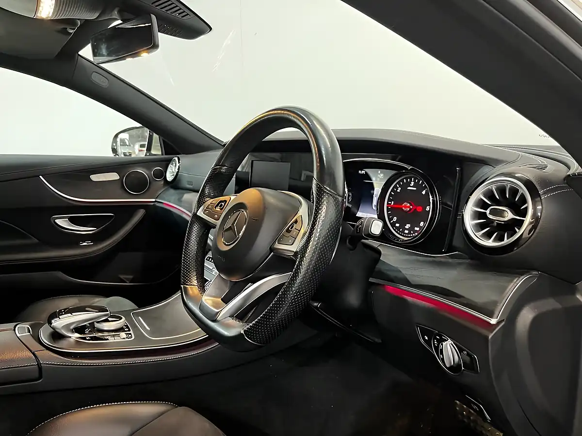 Used 2018 Mercedes-Benz E-Class AMG Line Silver - Interior and Exterior details 11