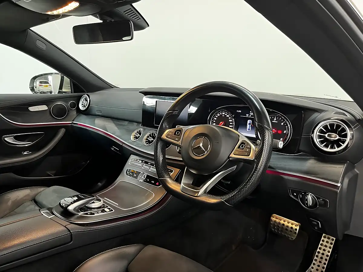Used 2018 Mercedes-Benz E-Class AMG Line Silver - Interior and Exterior details 12