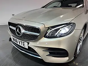 Used 2018 Mercedes-Benz E-Class AMG Line Silver - Interior and Exterior details 4