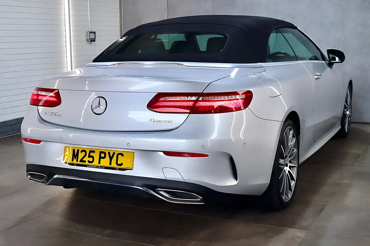 Used 2018 Mercedes-Benz E Class AMG Line Silver - Interior and Exterior details 10