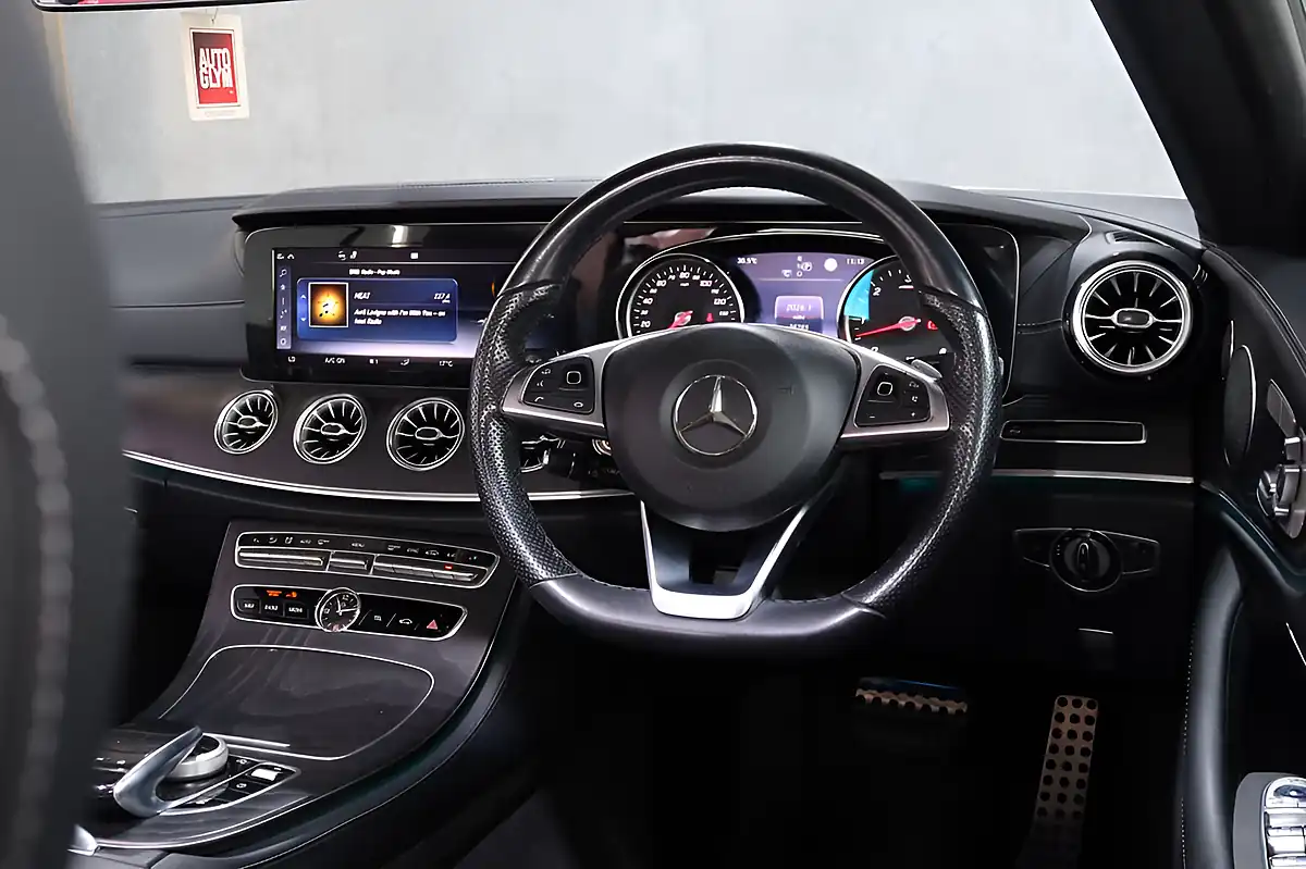 Used 2018 Mercedes-Benz E Class AMG Line Silver - Interior and Exterior details 11