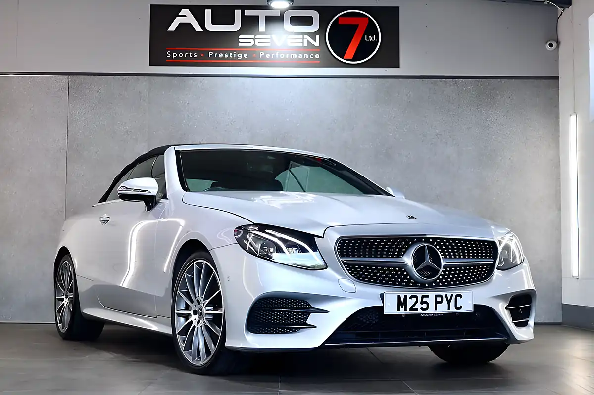 Used 2018 Mercedes-Benz E Class AMG Line Silver - Interior and Exterior details 17
