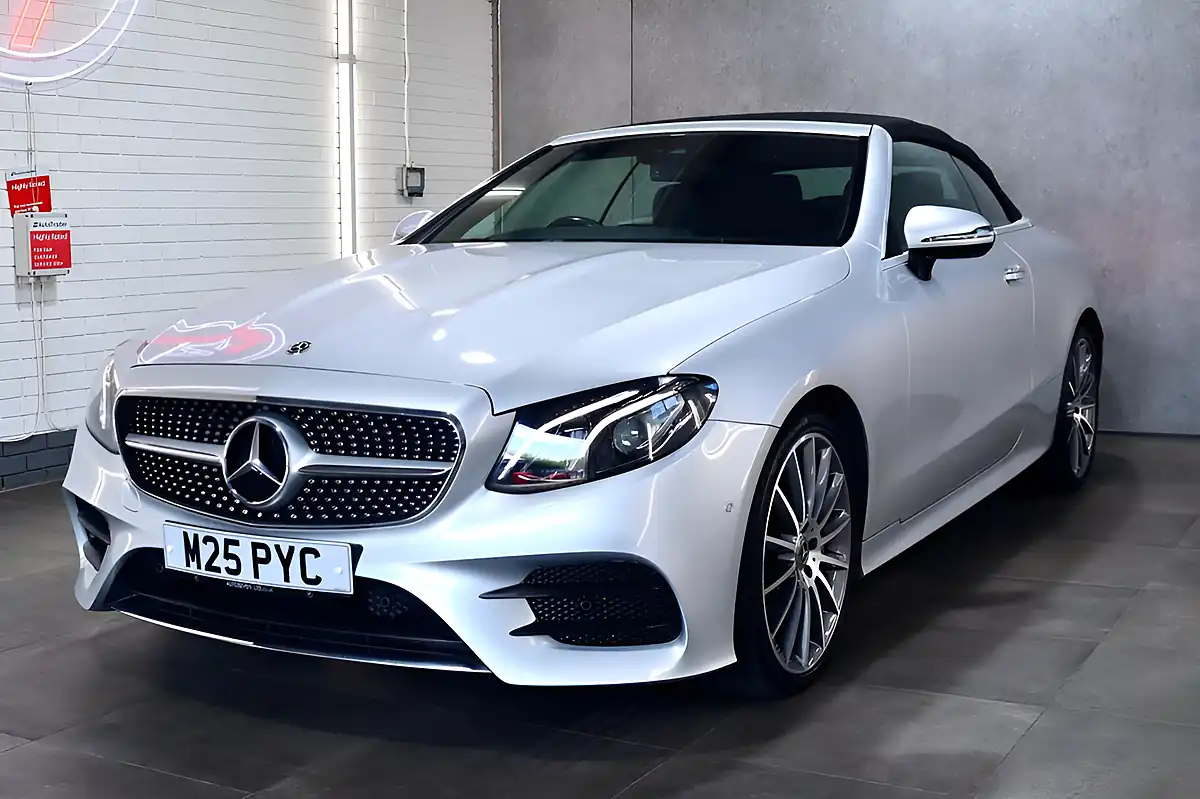 Used 2018 Mercedes-Benz E Class AMG Line Silver - Interior and Exterior details 19