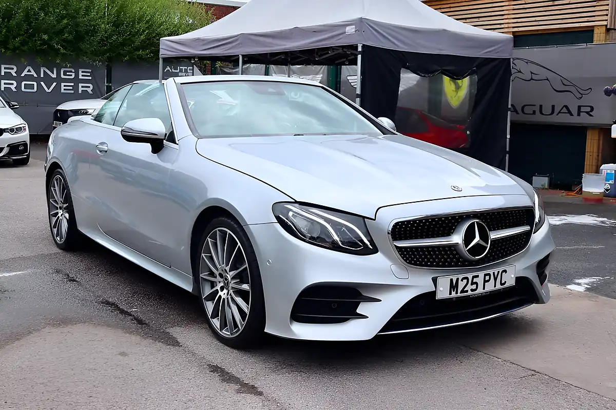 Used 2018 Mercedes-Benz E Class AMG Line Silver - Interior and Exterior details 20