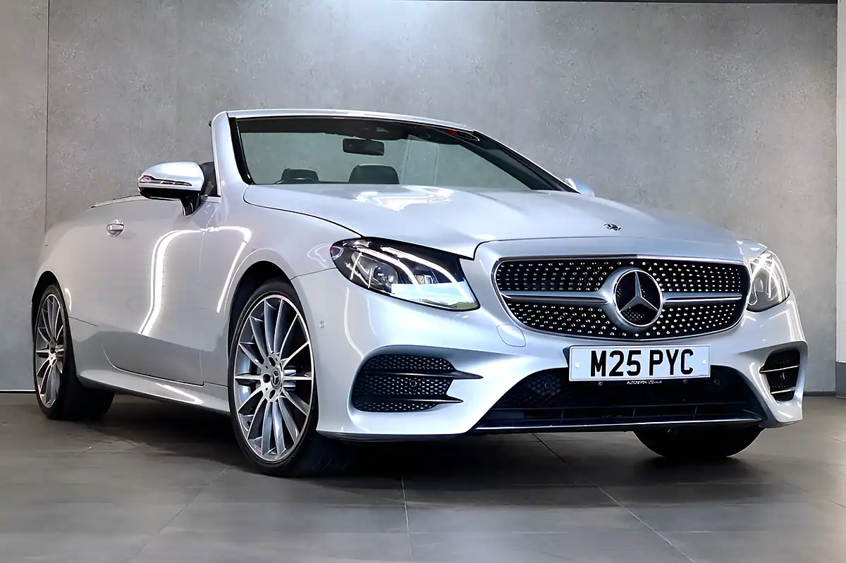 Used 2018 Mercedes-Benz E Class AMG Line Silver - Interior and Exterior details 4