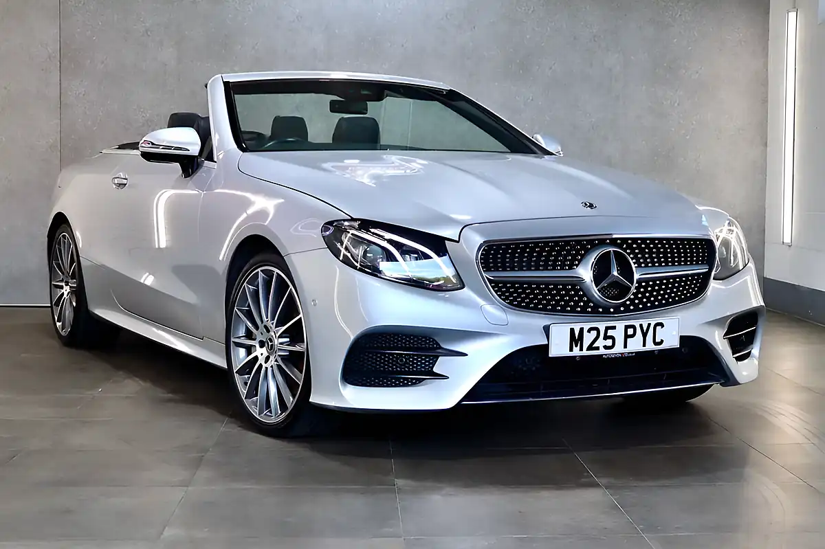 Used 2018 Mercedes-Benz E Class AMG Line Silver - Interior and Exterior details 5