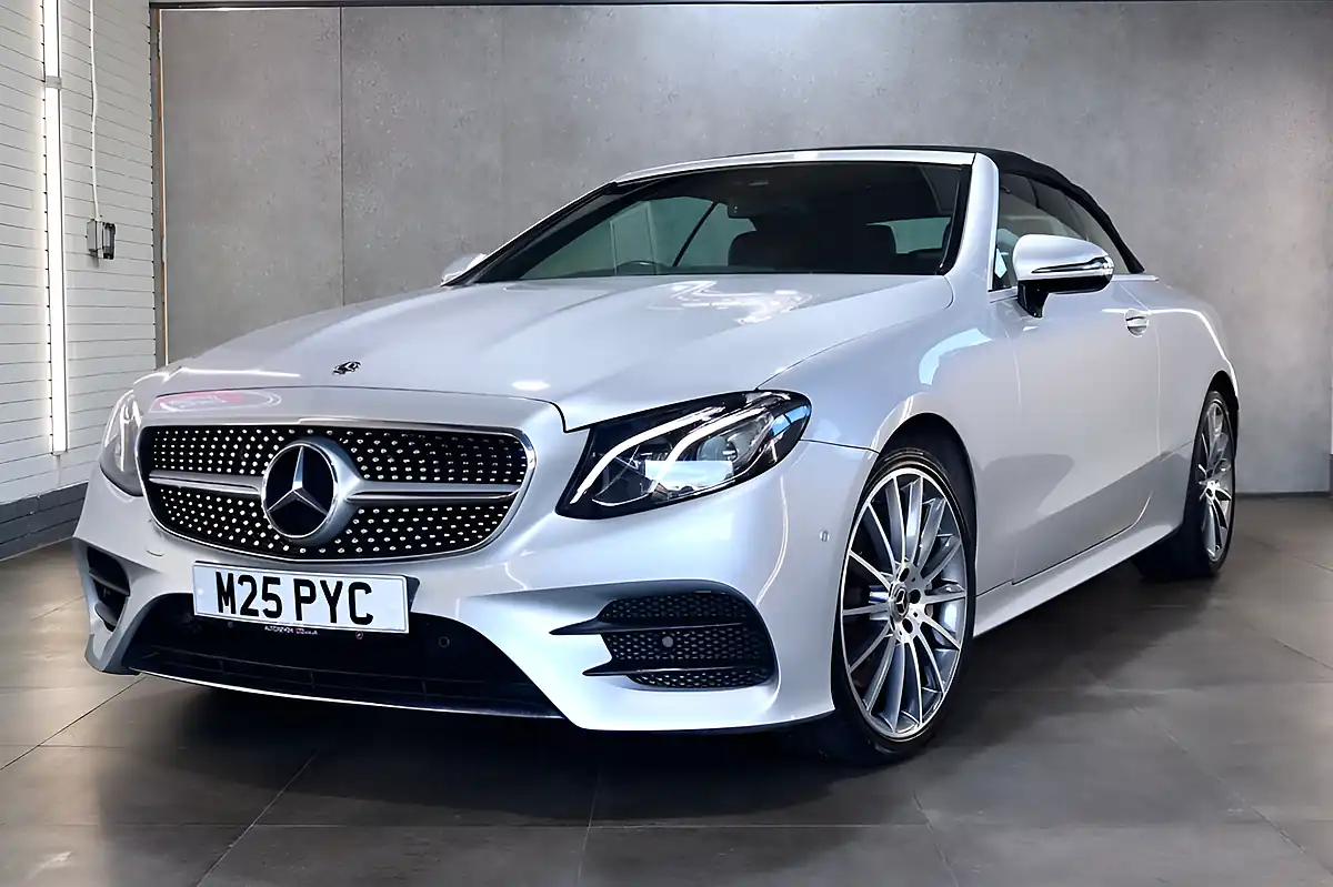 Used 2018 Mercedes-Benz E Class AMG Line Silver - Interior and Exterior details 8