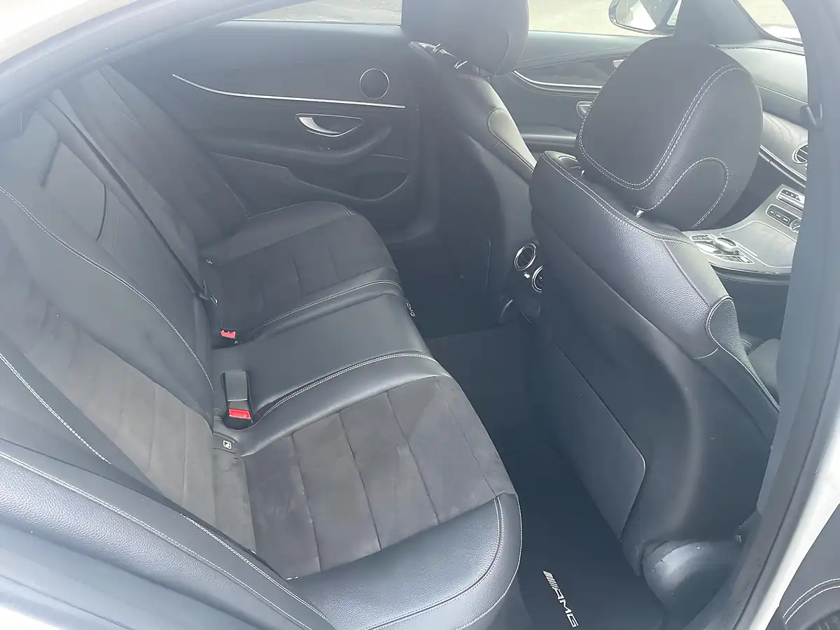 Used 2018 Mercedes-Benz E Class AMG Line White - Interior and Exterior details 11