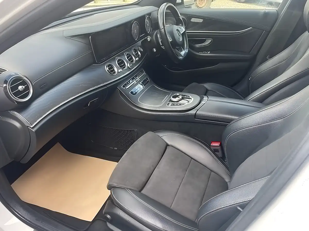 Used 2018 Mercedes-Benz E Class AMG Line White - Interior and Exterior details 15
