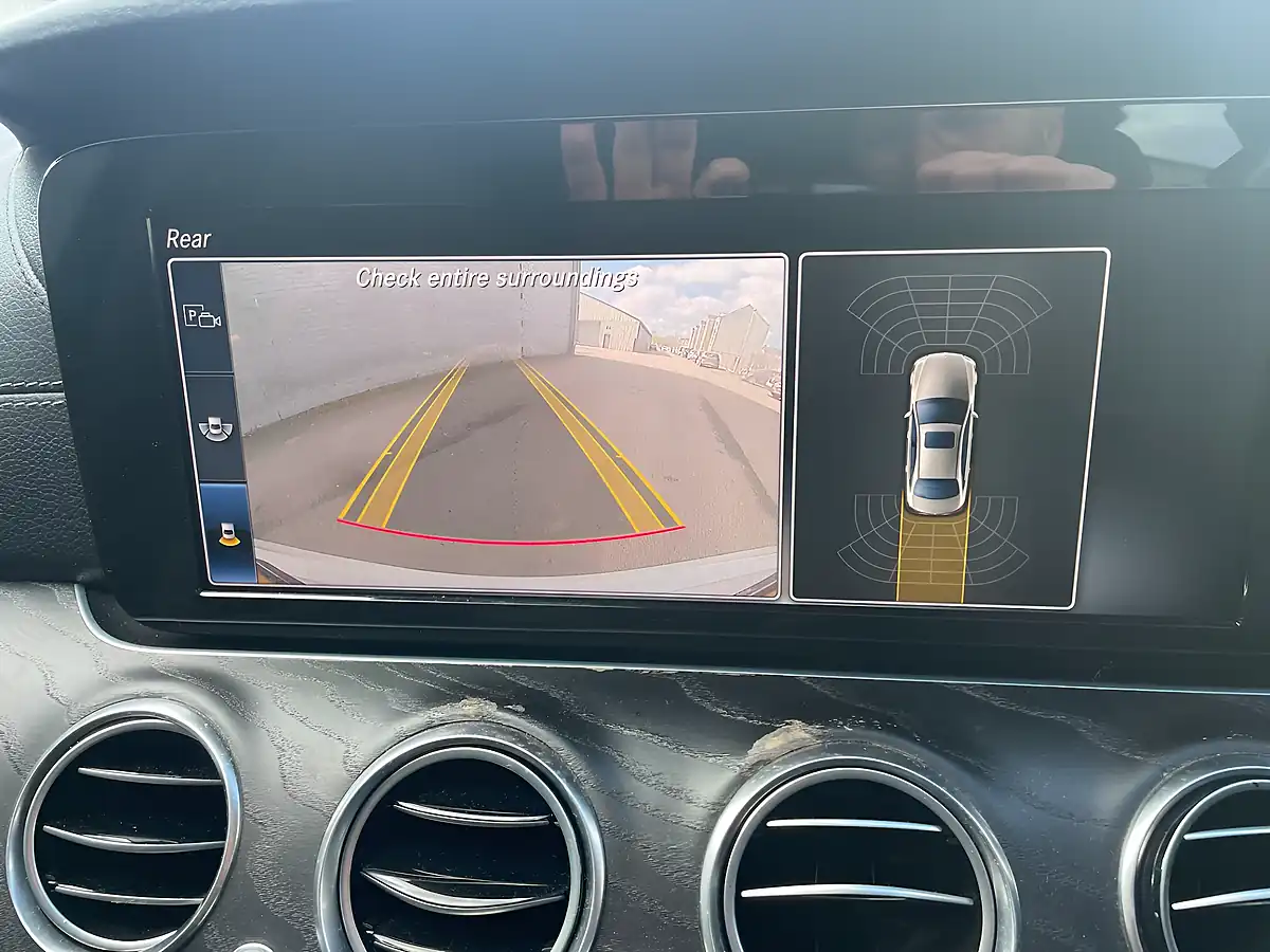 Used 2018 Mercedes-Benz E Class AMG Line White - Interior and Exterior details 16