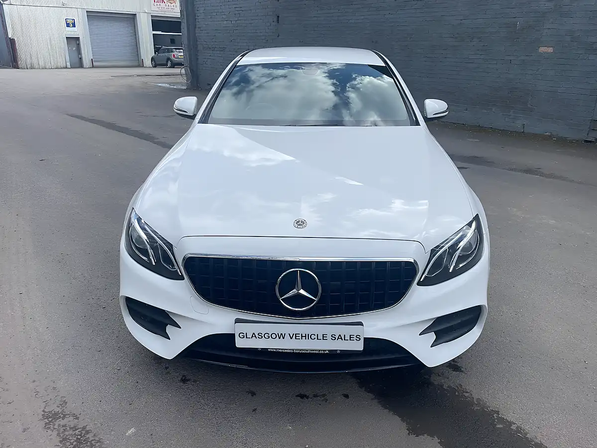 Used 2018 Mercedes-Benz E Class AMG Line White - Interior and Exterior details 2