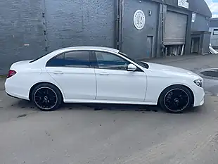 Used 2018 Mercedes-Benz E Class AMG Line White - Interior and Exterior details 4