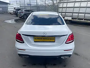 Used 2018 Mercedes-Benz E Class AMG Line White - Interior and Exterior details 5