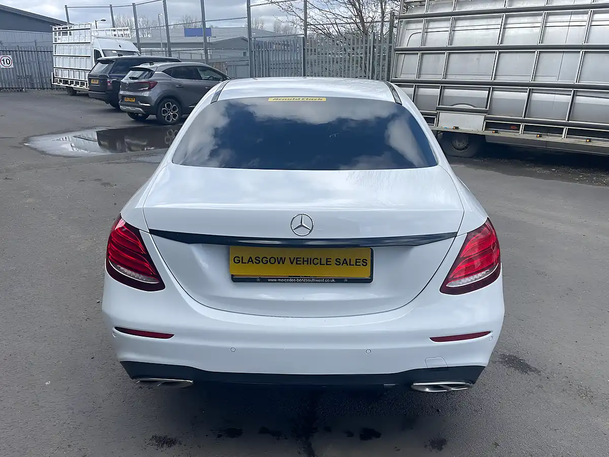 Used 2018 Mercedes-Benz E Class AMG Line White - Interior and Exterior details 5