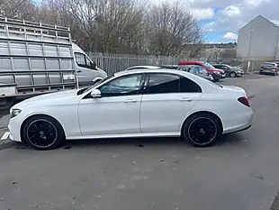 Used 2018 Mercedes-Benz E Class AMG Line White - Interior and Exterior details 6