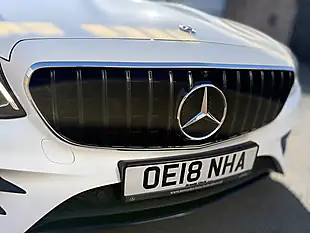 Used 2018 Mercedes-Benz E-Class AMG Line White - Interior and Exterior details 12