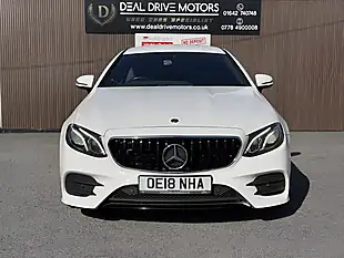 Used 2018 Mercedes-Benz E-Class AMG Line White - Interior and Exterior details 2