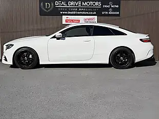 Used 2018 Mercedes-Benz E-Class AMG Line White - Interior and Exterior details 4