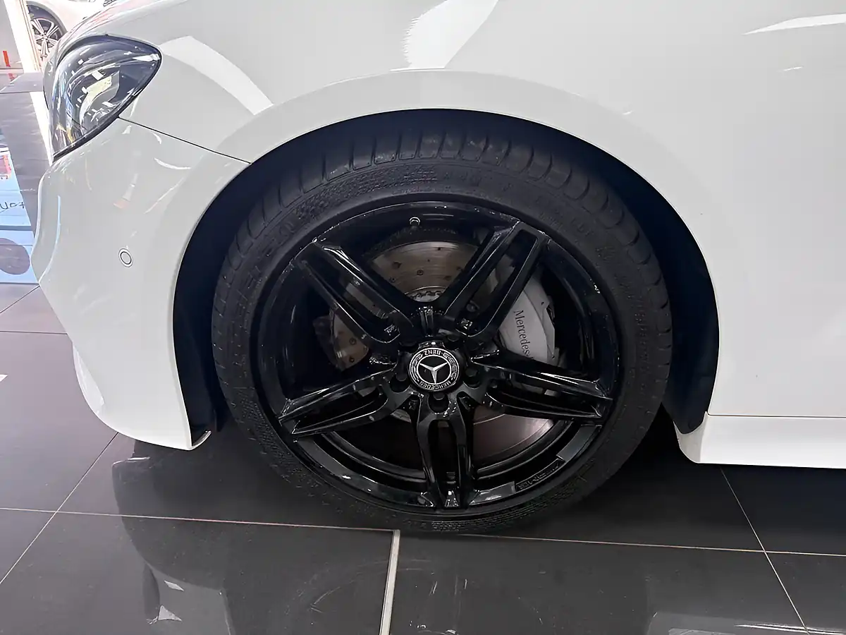 Used 2018 Mercedes-Benz E-Class AMG Line White - Interior and Exterior details 12